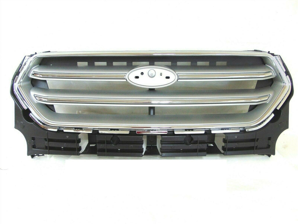 For 2017-2019 Ford Escape Grille With Support Bracket Chrome Front Bumper