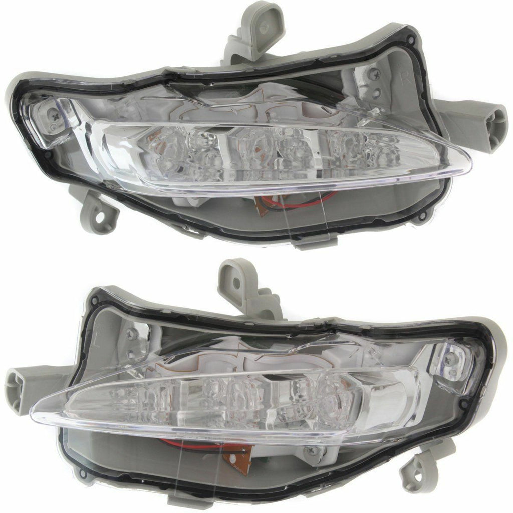 For 2017-2018 Toyota Corolla Fog Light LED DLR Driving light LH + RH pair