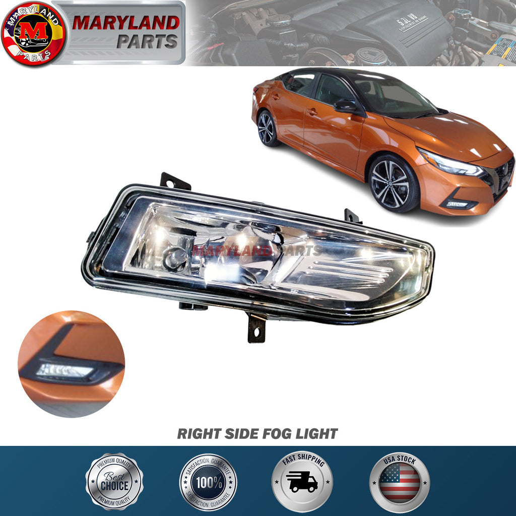 For 2020-2021 Nissan Sentra Fog Light Right Passenger Side