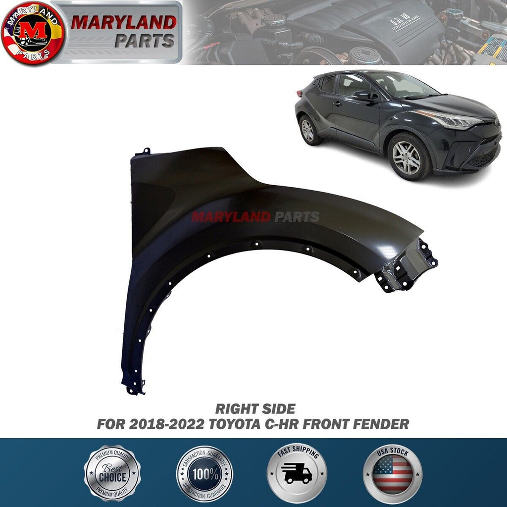 For 2018-2022 Toyota C-HR Right Fender Passenger Side RH