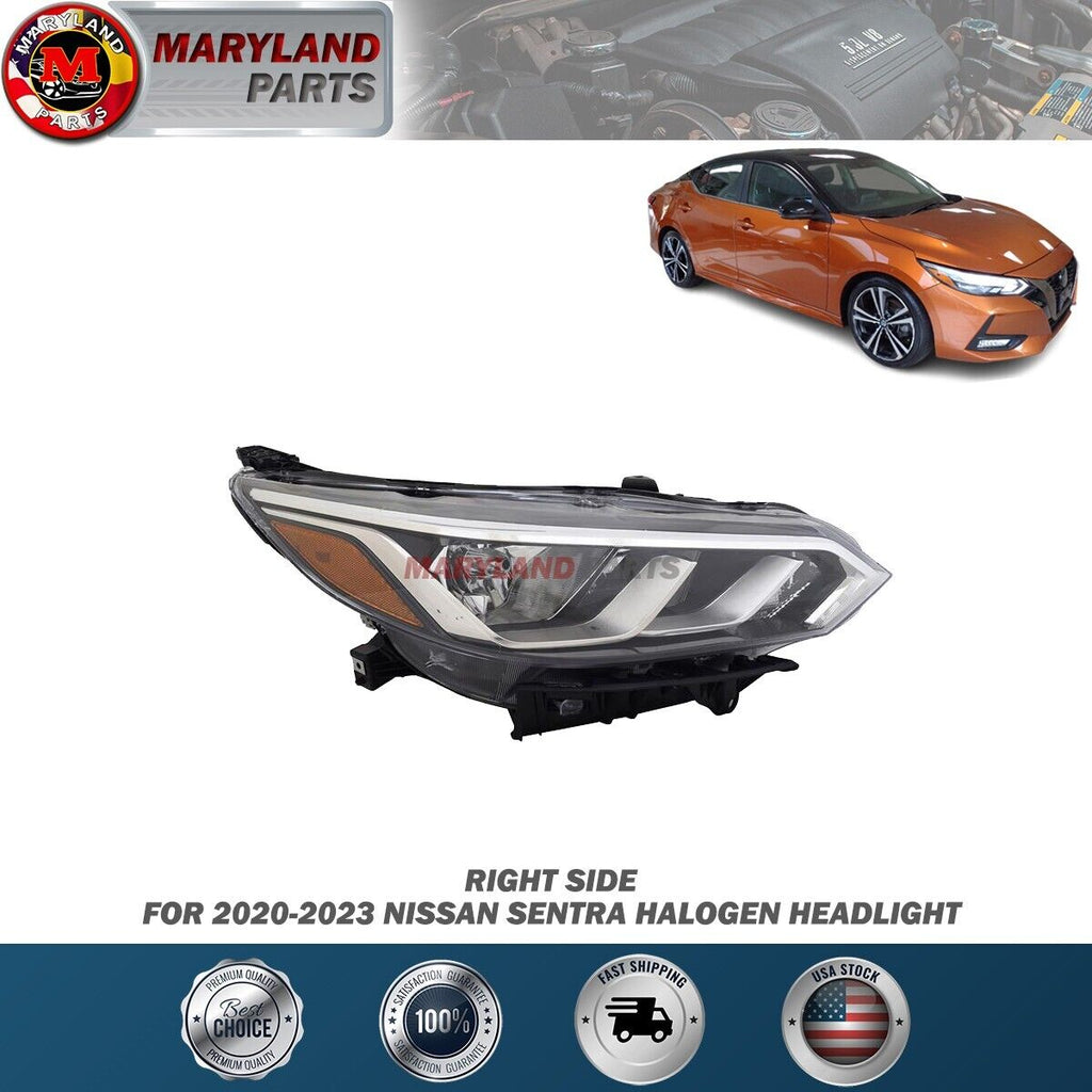 For 2020-2022 Nissan Sentra Right Heaadlight Low Passenger Side RH