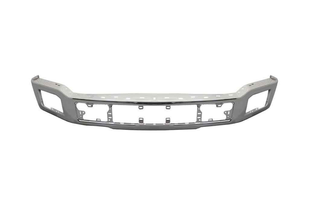 For 2018-2020 Ford F150 Chrome Steel Front Bumper Face Bar with Radiator