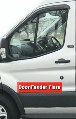 For 2015-2019 Ford Transit Right Door Fender Flare Molding Trim Passenger Side