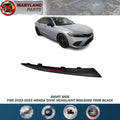 For 2022-2023 Honda Civic Right Headlight Molding Trim Black