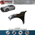 For 2016-2018 Honda Civic Primed Fender Driver Side LH