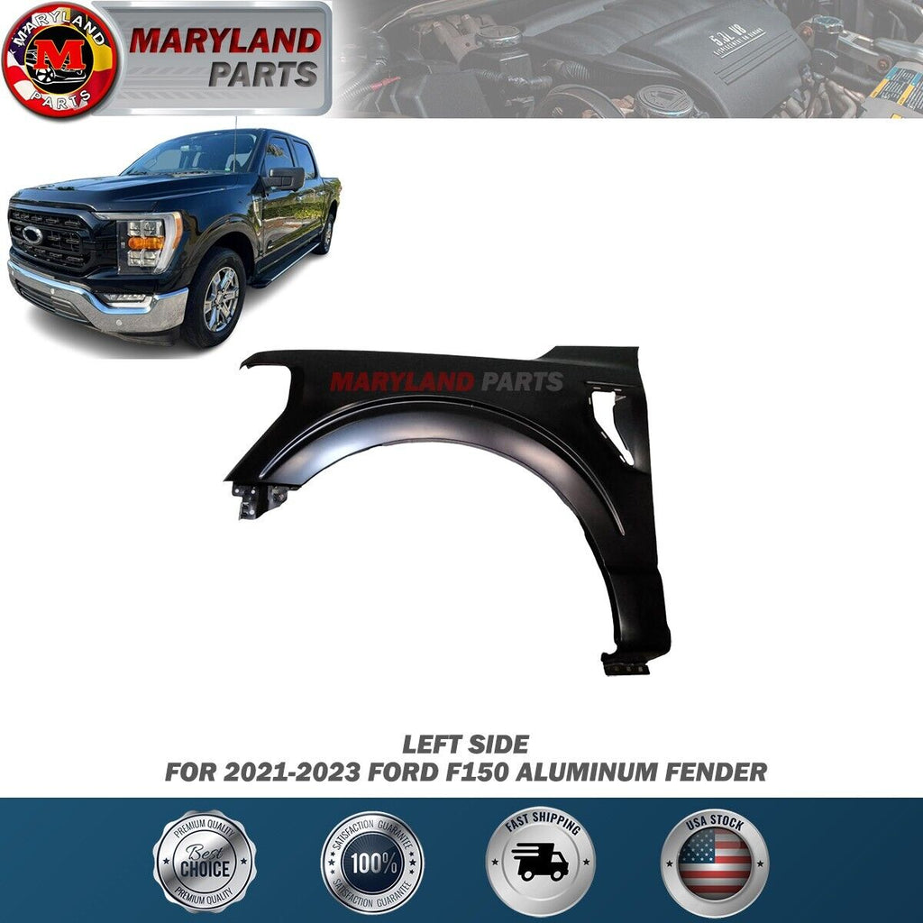 For 2021 Ford F150 Steel Fender Driver Side LH