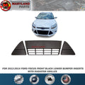 For 2012-2014 Ford Focus Front Black Lower Bumper Inserts & Radiator Grilles