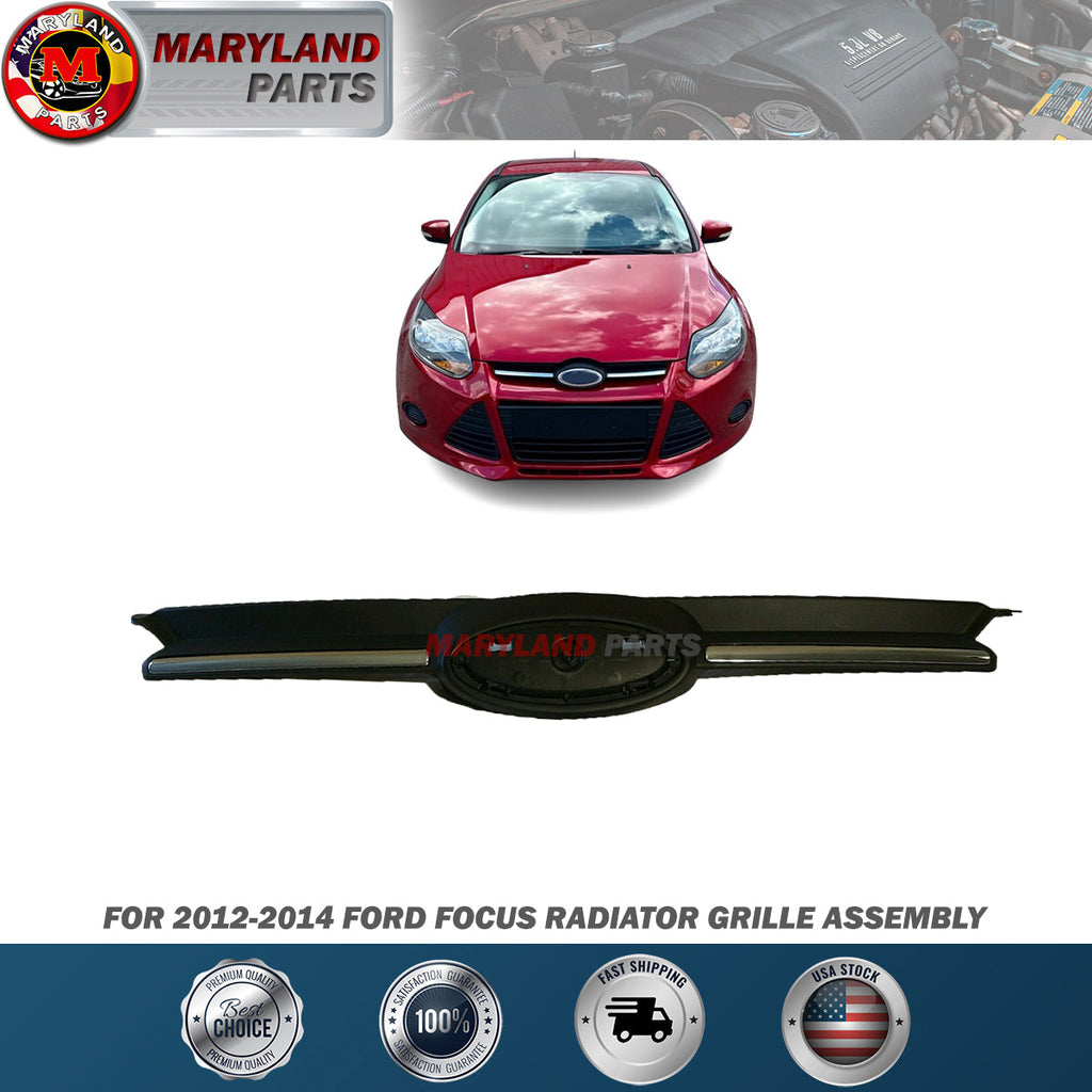 Premium Quality for 2012-2014 Ford Focus Radiator Grill Assembly
