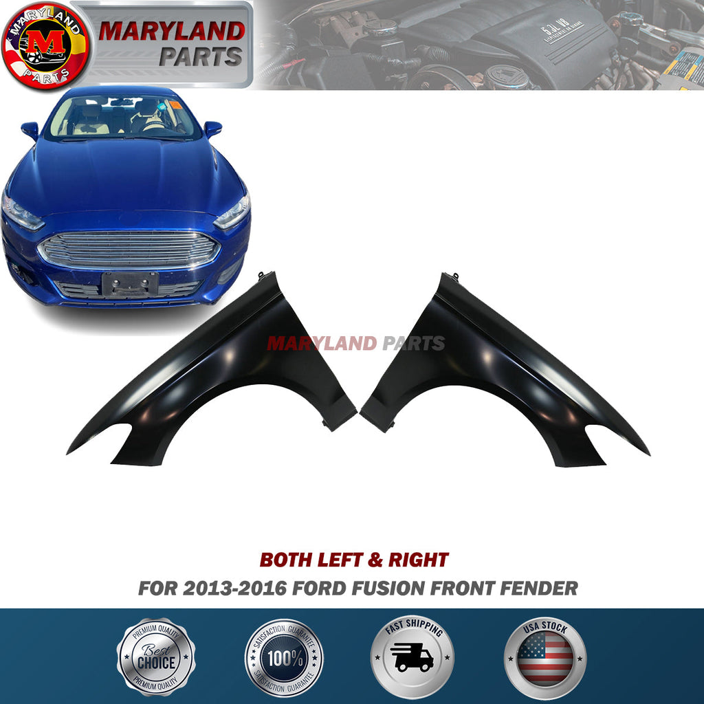 For 2013-2016 Ford Fusion Both Left & Right Front Fender