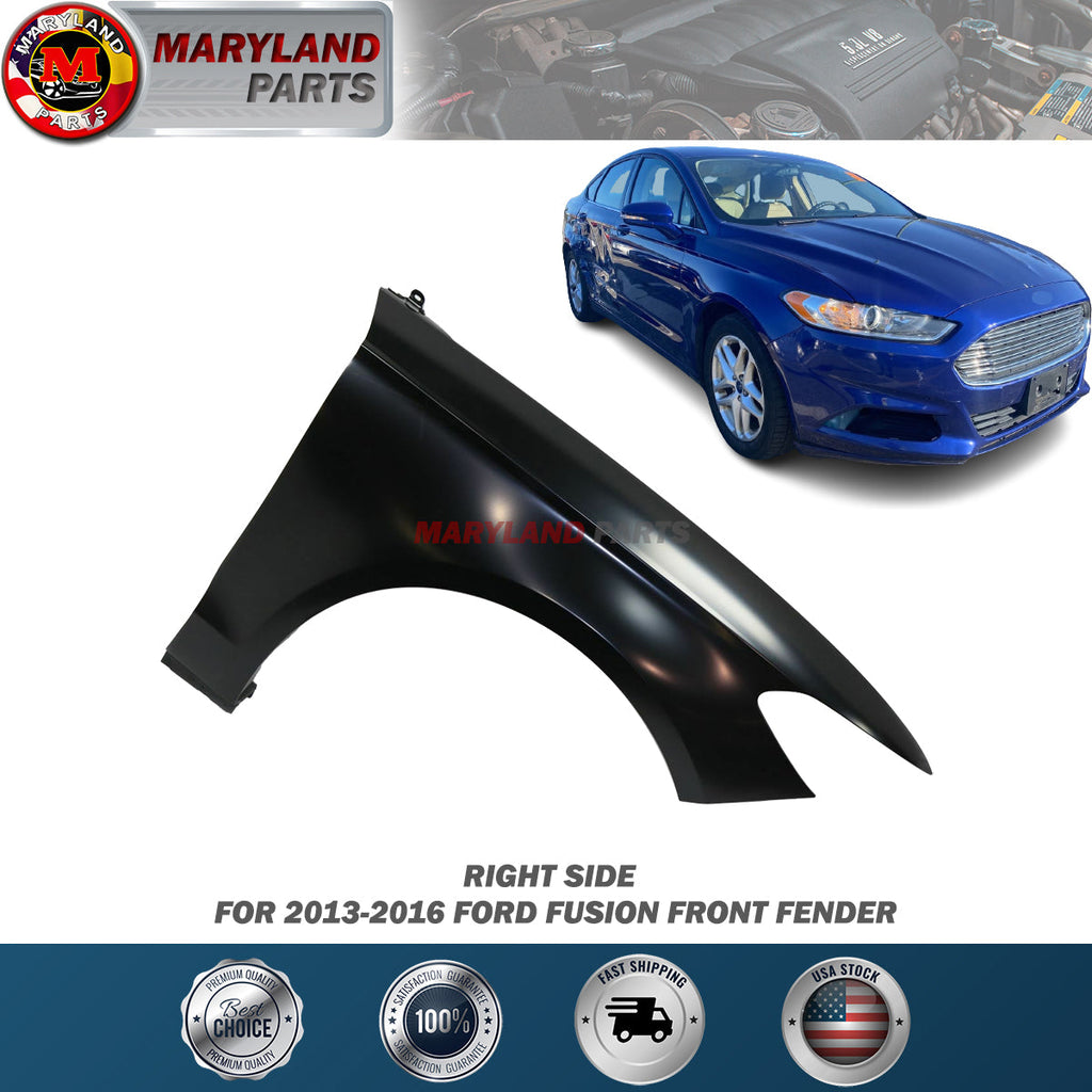 For 2013-2016 Ford Fusion Front Fender  Right Passenger Side RH