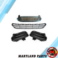 For 2013-2016 Ford Fusion Chrome Upper & Lower Grille Kit with Fog light covers