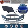 For 2013-2016 Ford Fusion Front Bumper Cover W/ tow hook cover