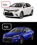 For 2014-2016 Toyota Corolla L LE Front Upper Grilles