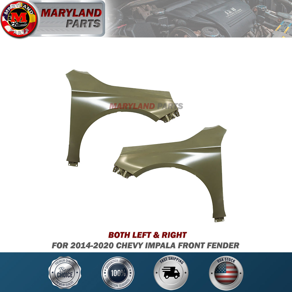 For 2014-2020 Chevy Impala Front Fenders Both Left & Right