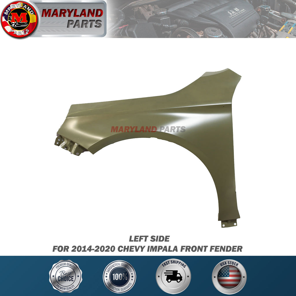 For 2014-2020 Chevy Impala Left Front Fender Driver Side LH