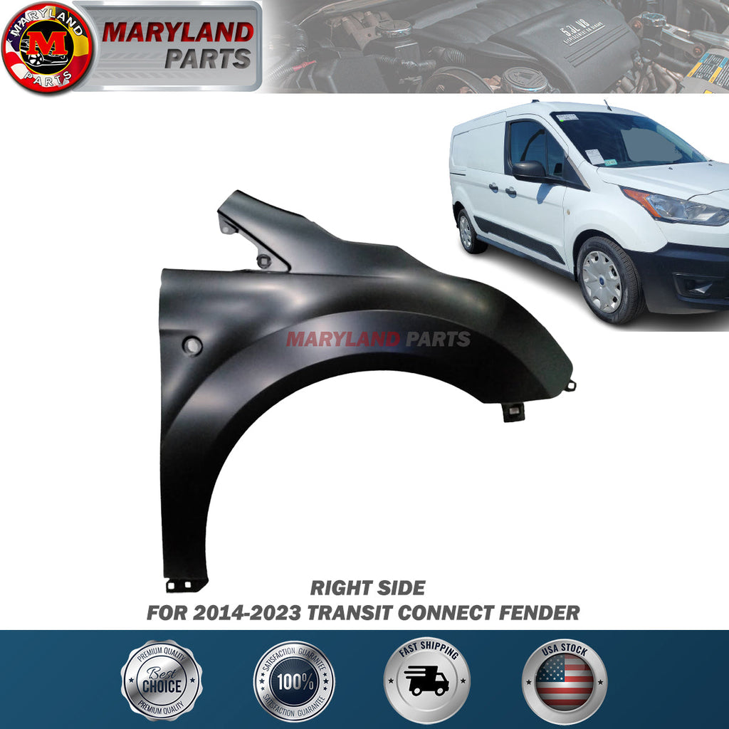 For 2014-2023 Transit Connect Right Fender Passenger Side RH