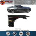 For 2015-2017 Ford Mustang Right Front Fender Aluminum without Hole (EXC 5.0 L)