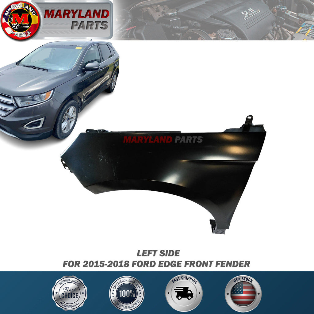 For 2015-2018 Ford Edge Left Front Fender Driver Side LH