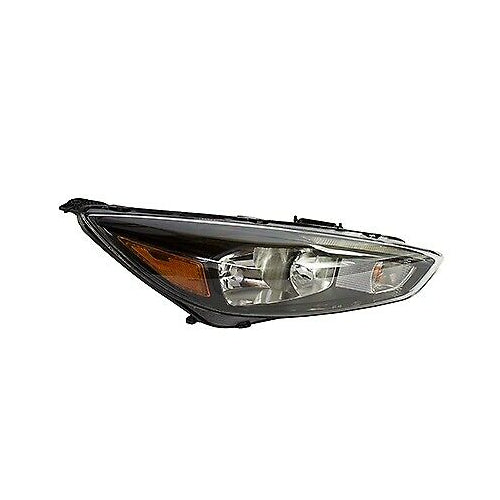 For 2015-2018 Ford Focus Both Left & Right Halogen Black with LED DRL Headlight
