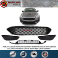 For 2015-2018 Ford Focus Front Bumper Grille with Fog Light Covers and Lower