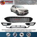 For 2015-2018 Ford Focus Upper Grille with Lower Valance and Fog Light Covers