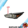 Premium Quality for 2015-2019 Ford Focus Headlamp Bezel LED Driver Left Side
