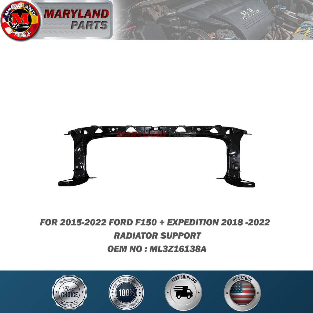 For 2015-2022 Ford F150 Radiator Support ML3Z16138A