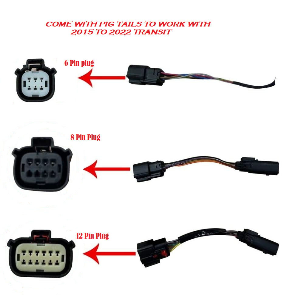 For 2015-2022 Ford Transit Left & Right Side Power Manual Folding Mirror