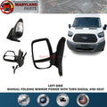 For 2015-2022 Ford Transit Left Side Mirror Power With Turn Signal And Heat