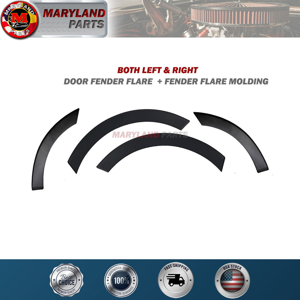 For 2015-2019 Ford Transit Both Left & Right Two Piece Fender Flare for Fender
