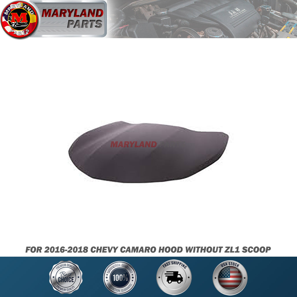 For 2016-2018 Chevy Camaro Hood without ZL1 Scoop