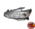 Premium Quality for 2016-2018 Nissan Altima Headlight Halogen W/O LED DRL Chrome Left Side