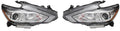 For 2016-2018 Nissan Altima Headlights W/O LED DRL Chrome LH + RH