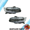 Premium Quality for 2016-2019 Honda Civic LED Headlight Hatchback or Sedan LH RH KIT