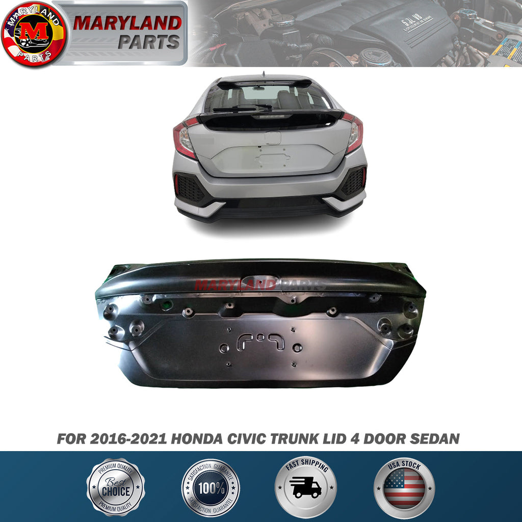 For 2016-2021 Civic-Trunk Lid 4 Door Sedan 68500TBAA00ZZ