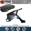 For 2016-2021 Honda Civic 4 Door Sedan Quarter Panel Rear Passenger Side RH