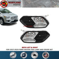 Premium Quality for 2017-2019 Ford Escape Fog Lamp and Cover Set Right and Left RH LH