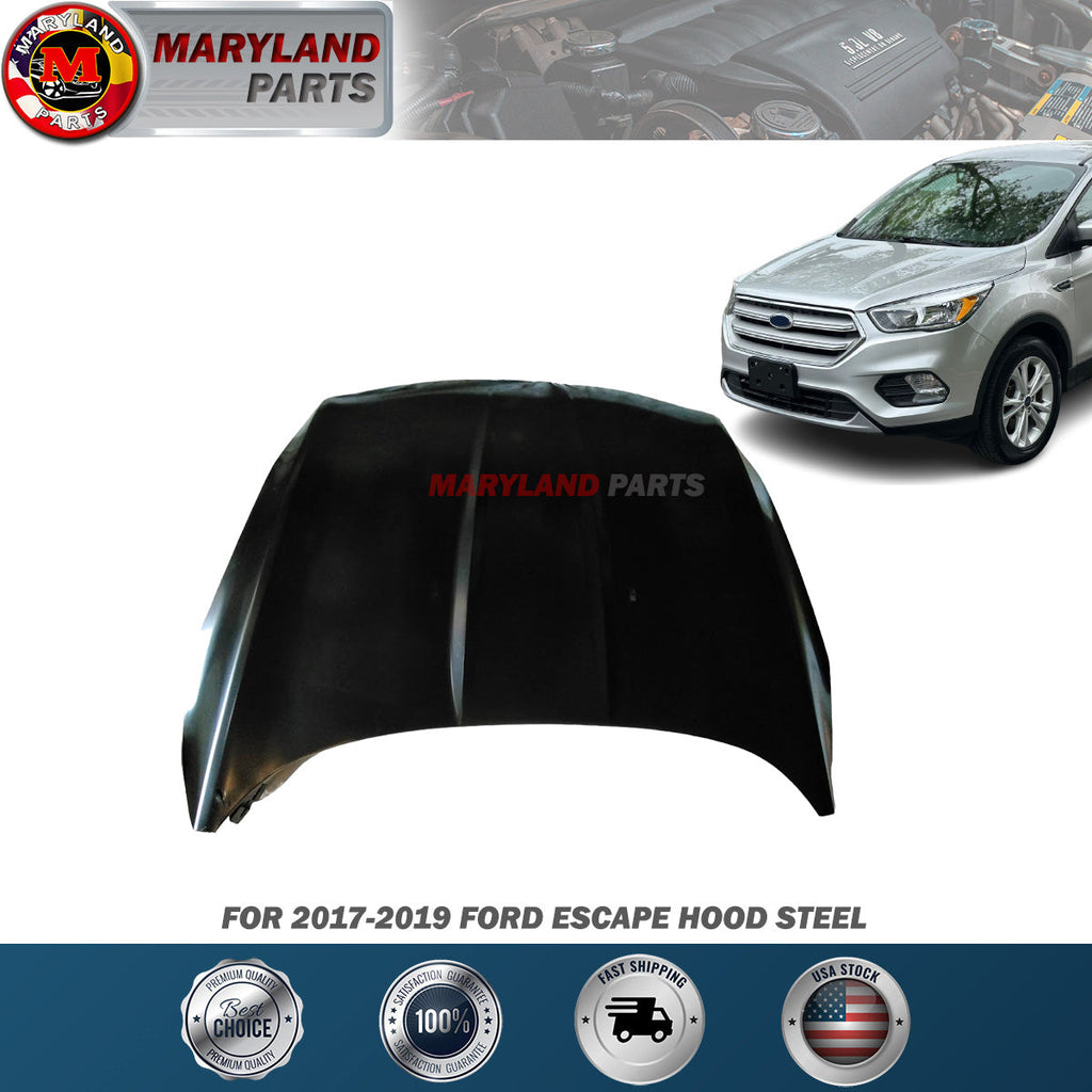 For 2017-2019 Ford Escape Hood Steel GJ5Z16612A, FO1230318