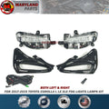For 2017-2019 Toyota Corolla Fog Lights Lamps KIT model- L LE XLE
