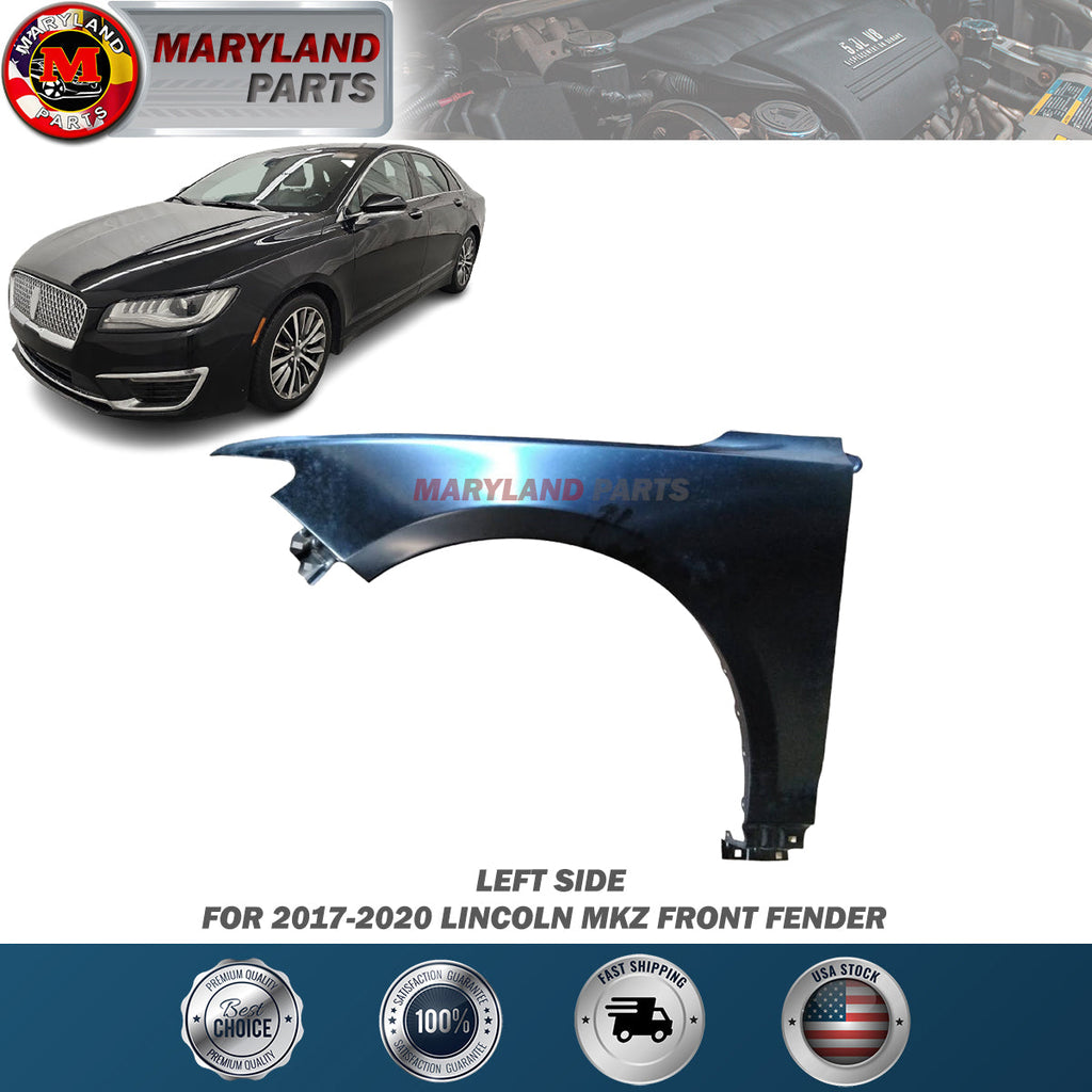 For 2017-2020 Lincoln MKZ Left Front Fender Driver Side LH