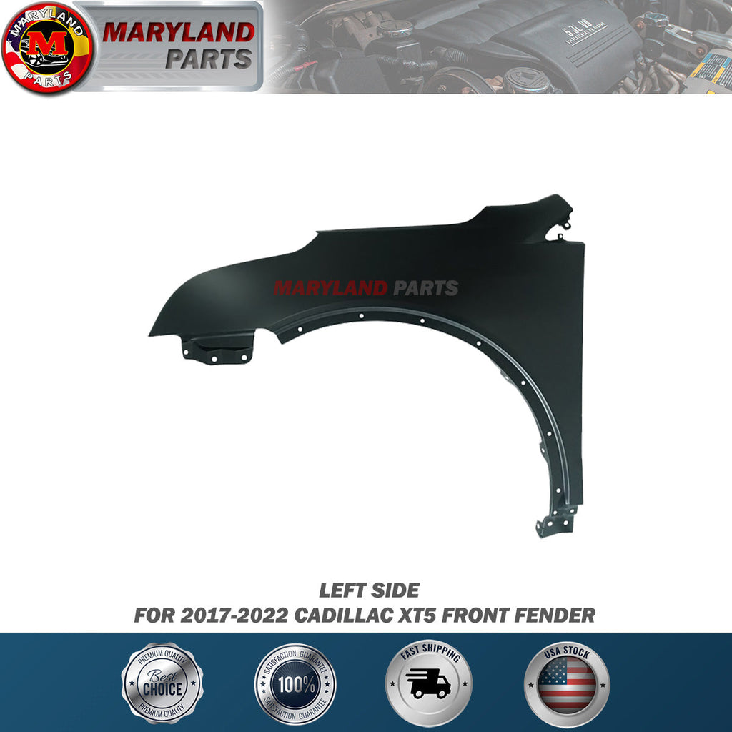 For 2017-2022 Cadillac XT5 Replace Front Driver Side Fender GM1240400 Left LH