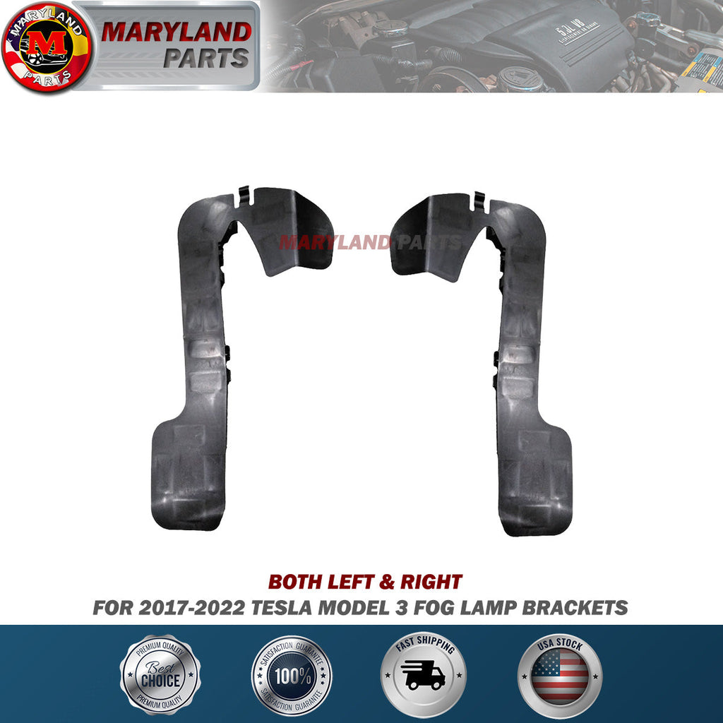 For 2017-2022 Tesla Model 3 Both Left & Right Fog Lamp Brackets