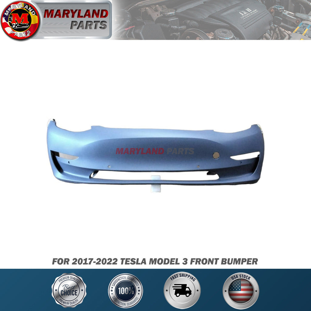 For 2017-2022 Tesla Model 3 Front Bumper
