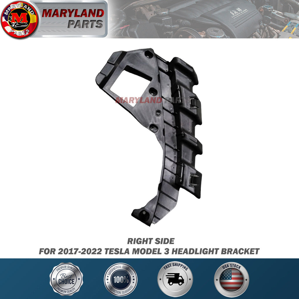 For 2017-2022 Tesla Model 3 Right Headlight Bracket Passenger Side RH