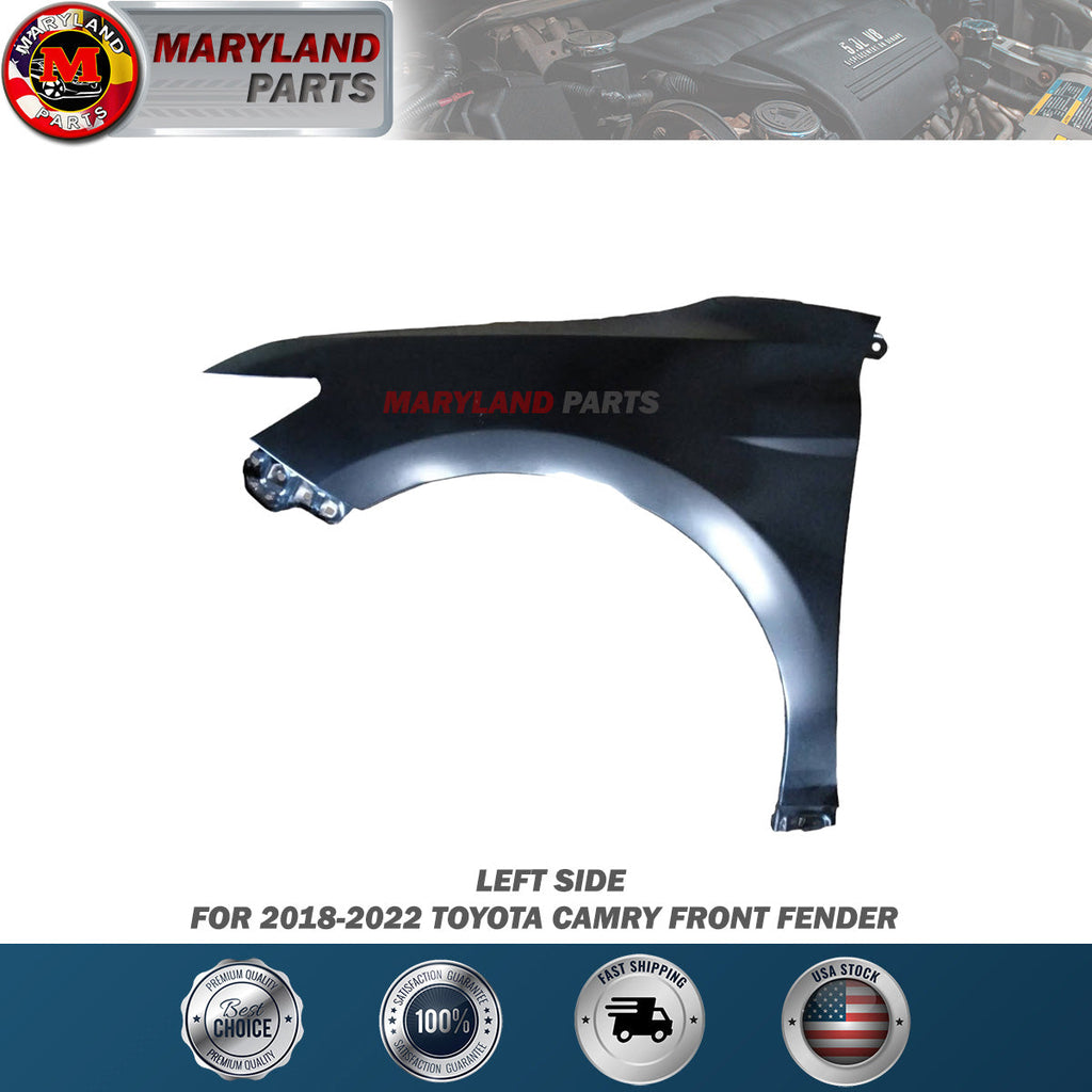 For 2018-2023 Toyota Camry Left Quarter Panel without Blind Spot Driver Side LH