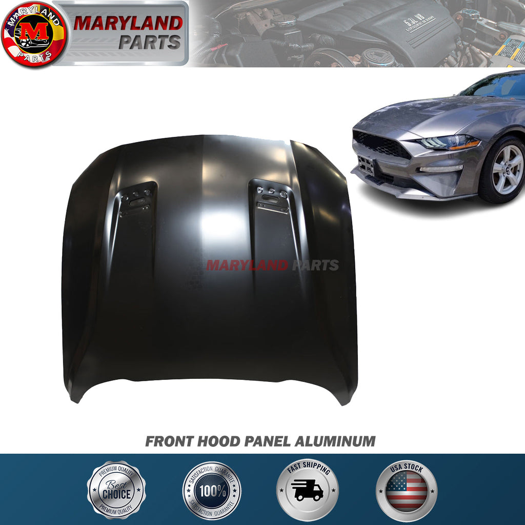 For 2018-2023 Ford Mustang Front Hood Panel Aluminum