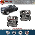 For 2019-2022 Chevy Silverado 1500 Both LED Left & Right Headlight Assembly without AFS