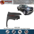 For 2019-2022 Chevy Silverado 1500 Front Right Fender Passenger Side RH
