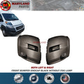 For 2019-2022 RAM Promaster Front Both Left & Right Bumper Endcap Black Without