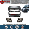 For 2019-2022 RAM Promaster Front Hood and Bumper Center with Corner Covers